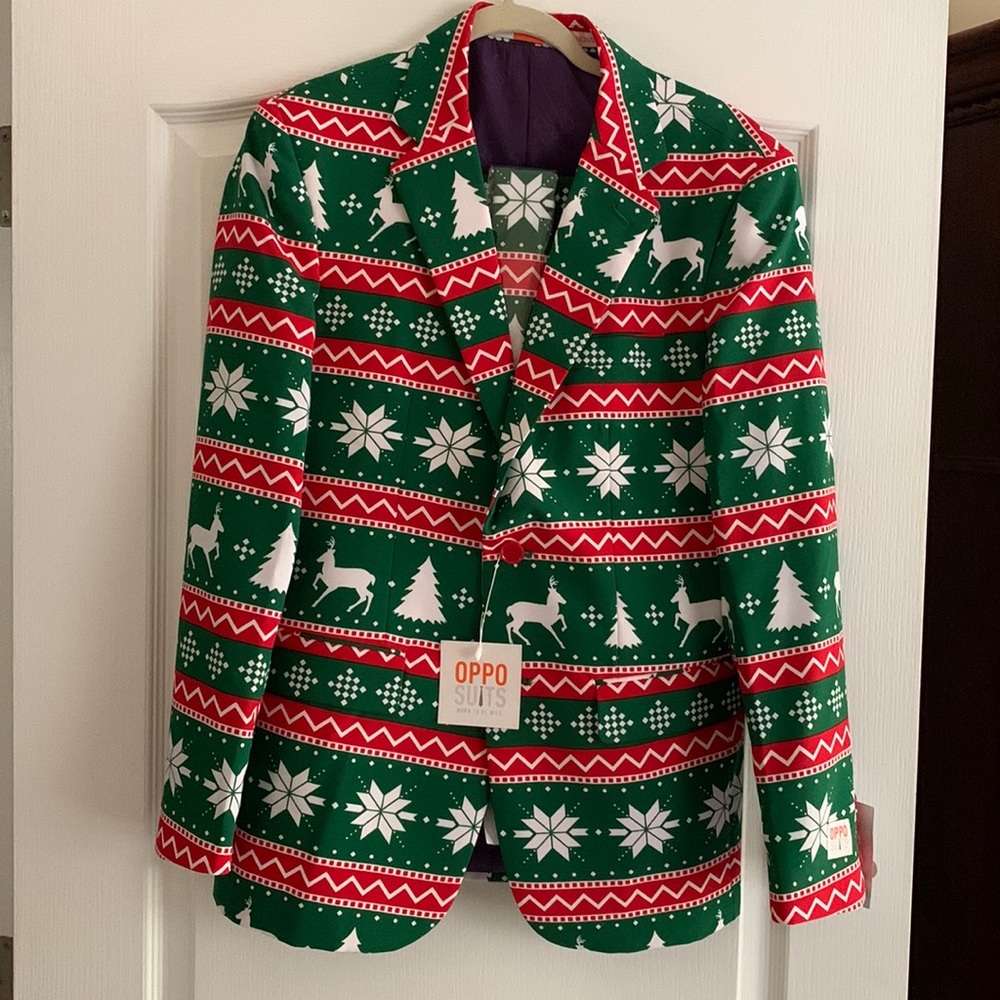 NWT Christmas 3 piece Suit